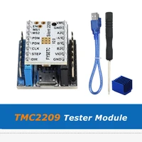 1pc 3d printer parts super silent 256 microsteps tmc2209 stepper motor driver usb serial port tester adapter module