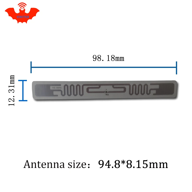 UHF RFID этикетка наклейка Alien 9640 влажная инкрустация EPC6C 915mhz868mhz860 960MHZ Higgs3 5000 шт