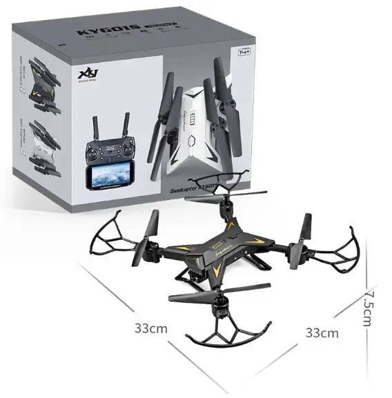 Топ KY601S RC Дрон Складная селфи камера Квадрокоптер с широкоугольным HD 1080P Wifi Fpv V