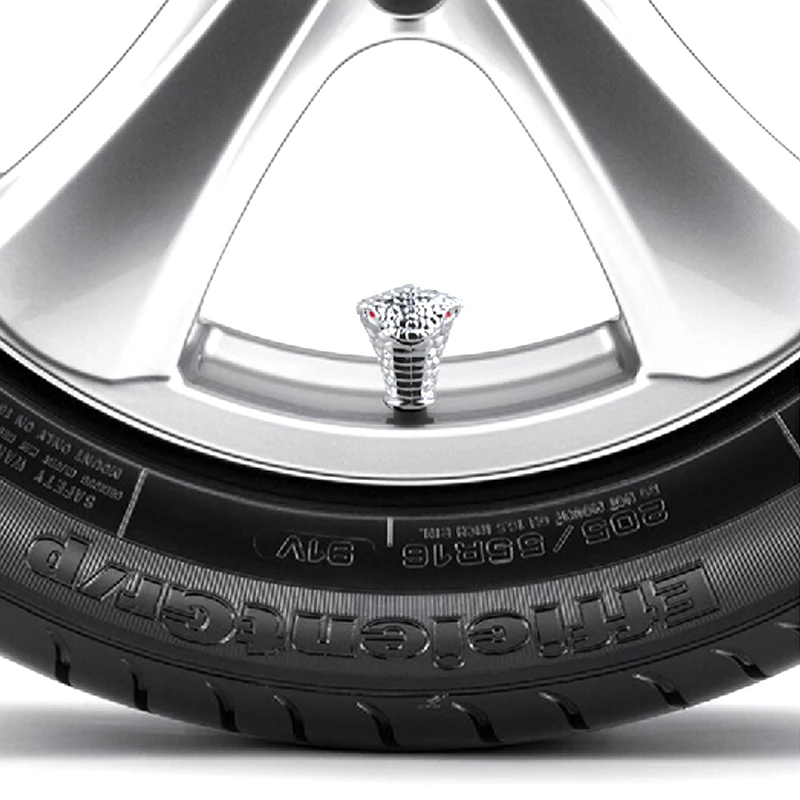 

3D pretty snake Anti-theft Aluminum Car Wheel Tires Valve Caps Auto Motorcycle Airtight Stem Air Caps for BMW Audi benz VW