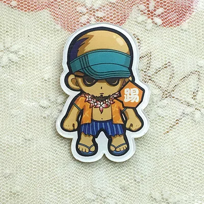 FFFPIN игровая одежда значок геймер Teemo Garen милый нагрудник булавка брошь для сбора монет домашний Автомобиль рюкзак игра украшение - Цвет: Model E