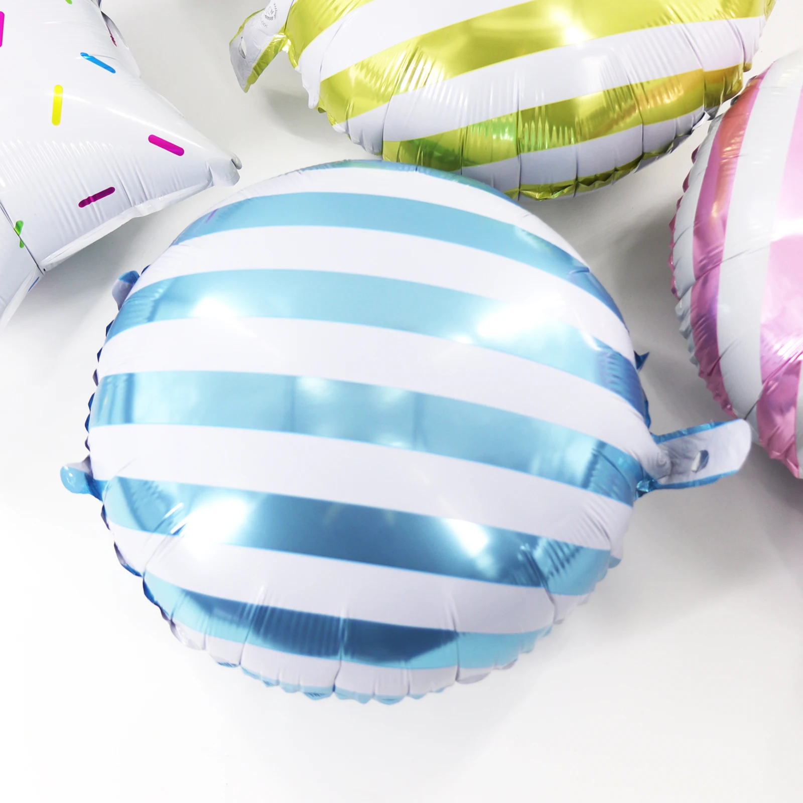 New 18 Inch Star/Heart /Round Shape Candy Printed Foil Balloons Aluminum Balloon Birthday Party Decoration Supplies | Дом и сад