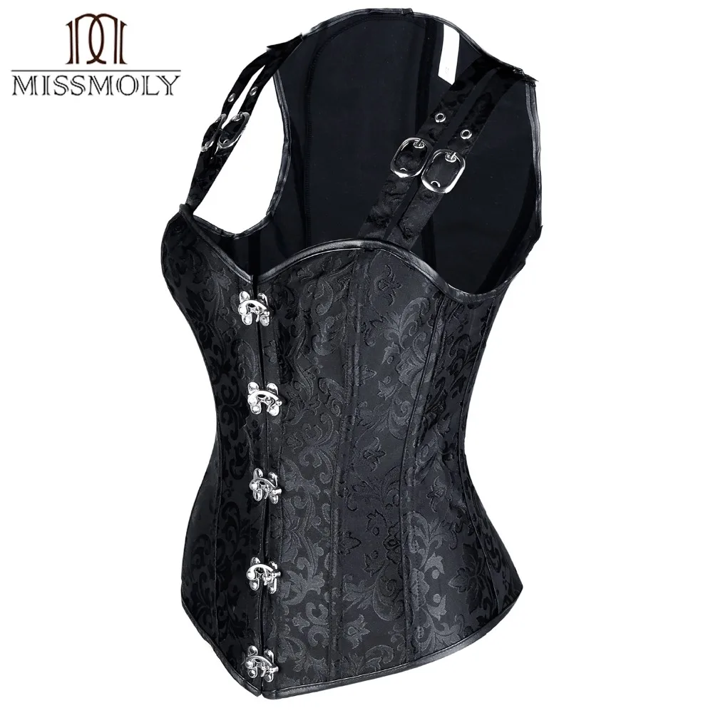 Женские готические корсеты на шнуровке бюстье талии Cincher тренер формирователь