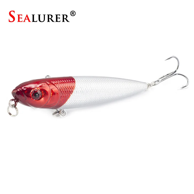 Sealurer 8 см/9 г карандаш рыболовные приманки 6 # крючки Плавающий пластик Pesca жесткая