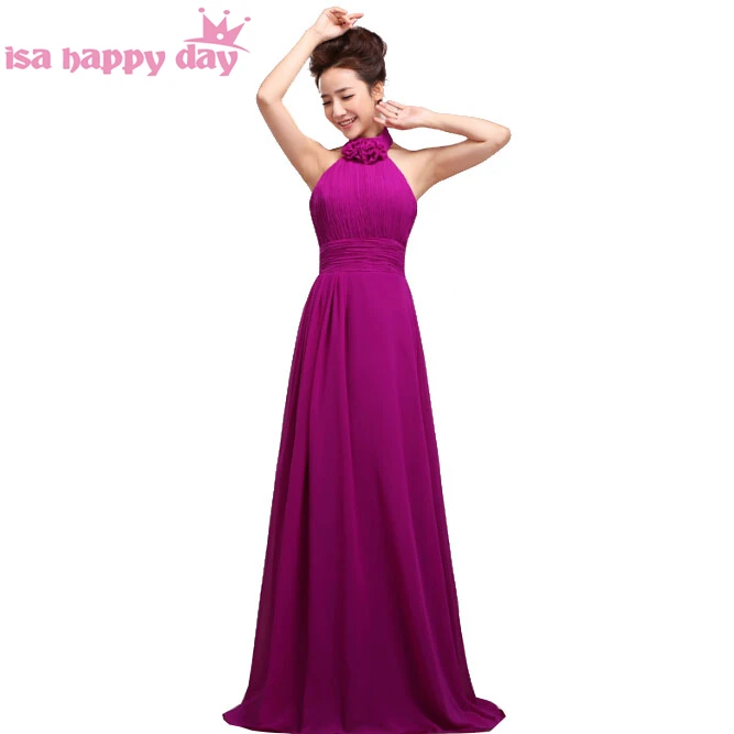 Длинные Топы с лямкой на шее Формальные Элегантные темно фиолетовые женские