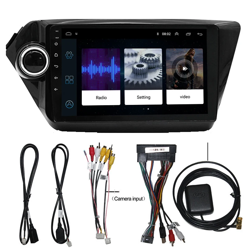 2 din Android 9 0 проигрыватель навигации для KIA Rio 3 2011 2016 без DVD автомобильное радио и gps с