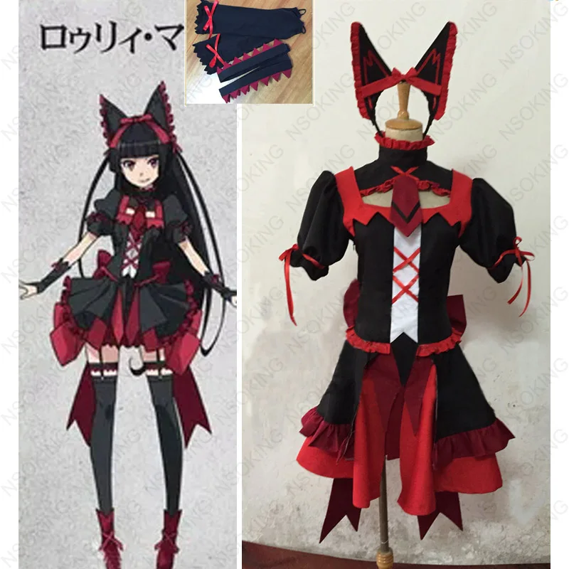 Костюм для косплея из аниме Gate Jieitai Kano chi nite Kaku Tatakaeri Rory Mercury|cosplay costume|rory mercurycostume costume