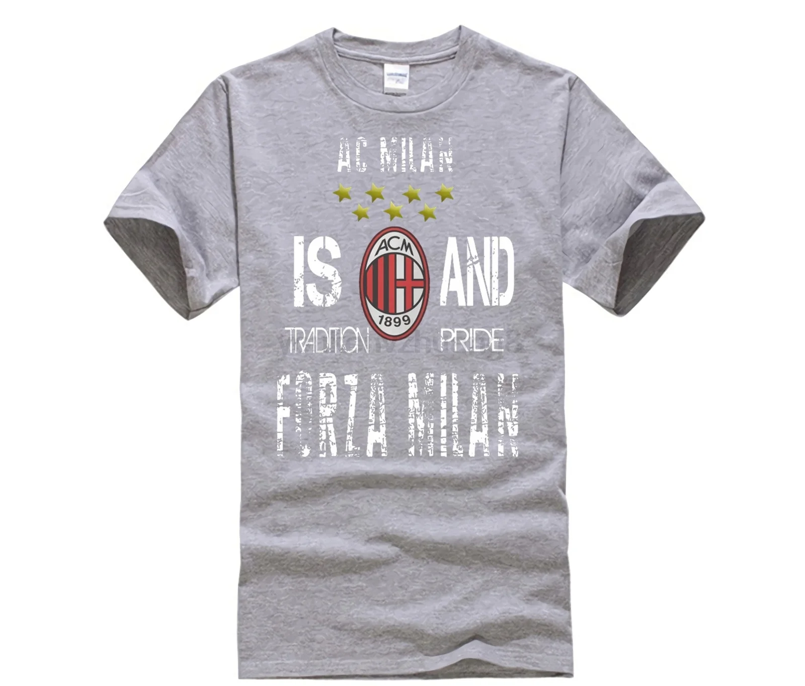 Горячие предложения забавная футболка Ac Milan наша гордость мужская с коротким