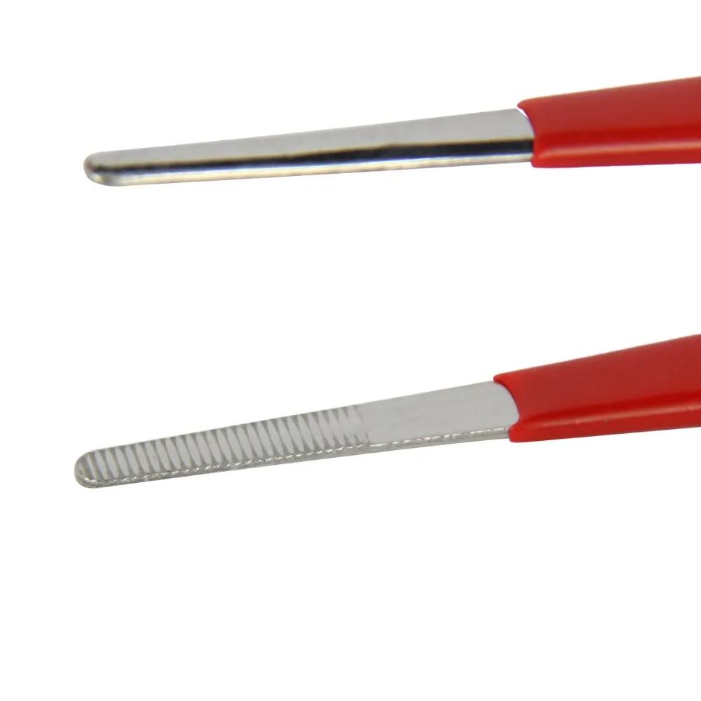 Free Shipping Proskit 908-T301 2pcs Insulated Tweezers Straight &amp Bent Tip Stainless Steel Electrician Hand Tools | Инструменты