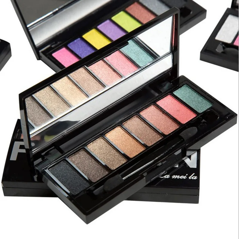 Брендовые тени для век 8 цветов макияж мерцающие матовые палитра натуральных