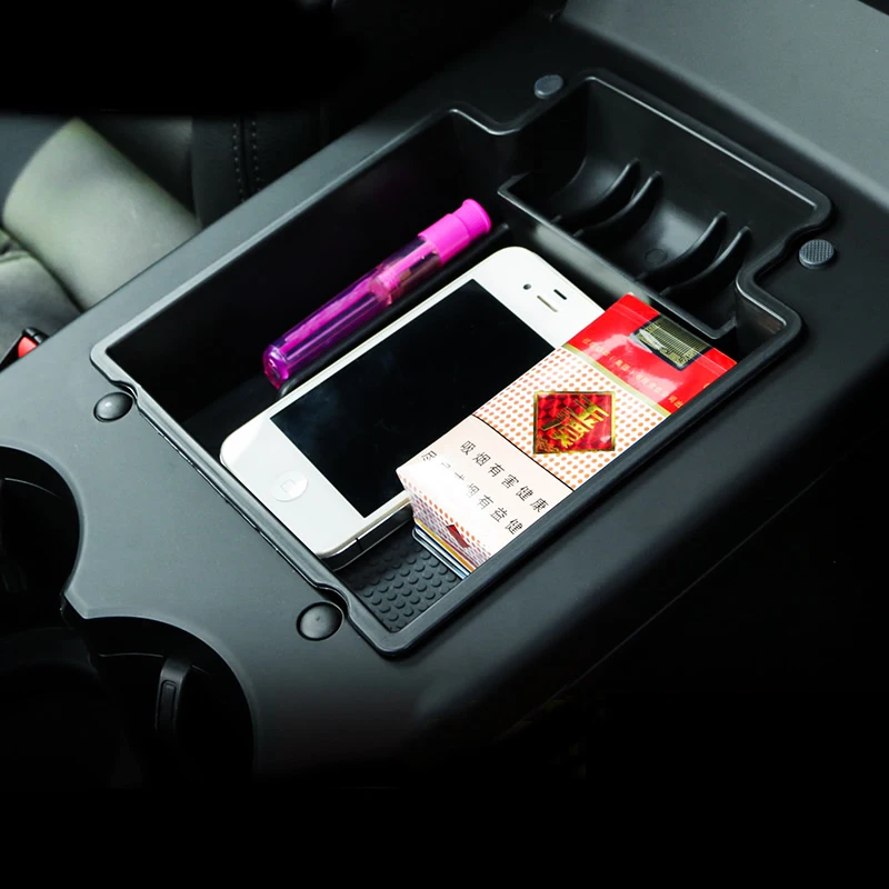 

Car inner Center Control Armrest box storage box Holder decorative Cover trim for Porsche Cayenne Macan Car-Styling accessories