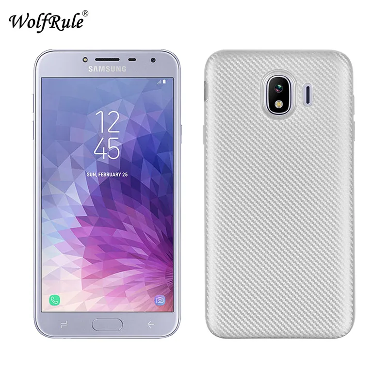Чехол WolfRule для Samsung Galaxy J4 2018 роскошный мягкий защитный чехол из ТПУ Glalaxy чехлы