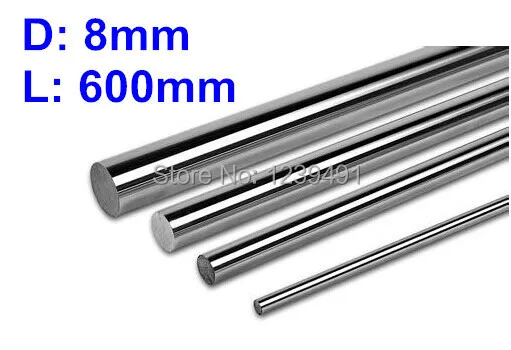

4pcs Dia 8mm- 600mm linear round shaft