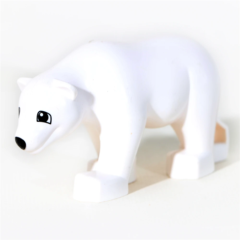 Большой Duplo строительный блок морских животных дети Best большой Whale Shark Polar Bear