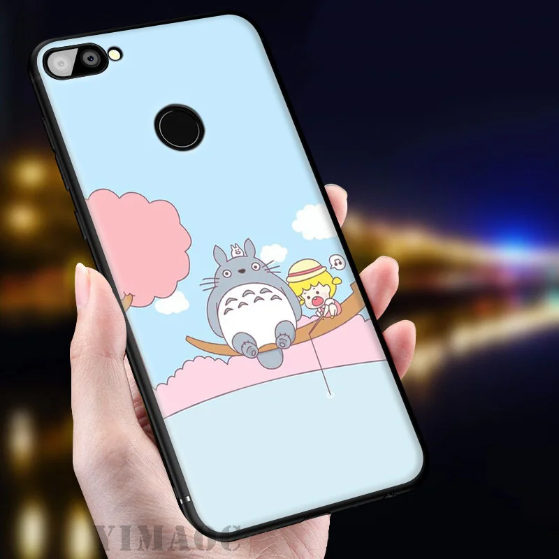 YIMAOC My Neighbor Totoro Soft Case for Huawei Honor View 20 10 8X 8 8C 6A 7A 7X 7C Lite Pro Y9 Y7 Y6 Prime 2018 2017 |