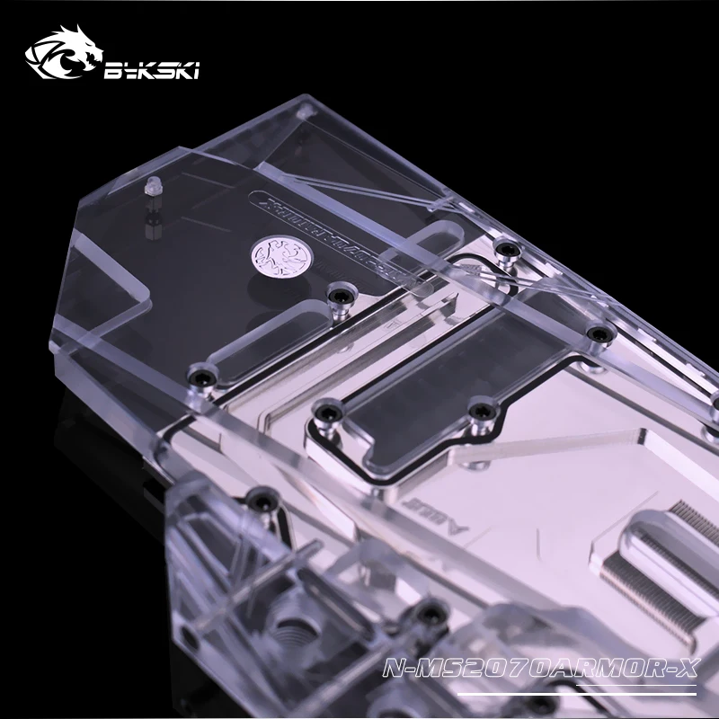 Bykski GPU cooler fit GeForce RTX2070 ARMOR 8G OC VGA блок водяного охлаждения rgb/rbw light N-MS2070ARMOR-X