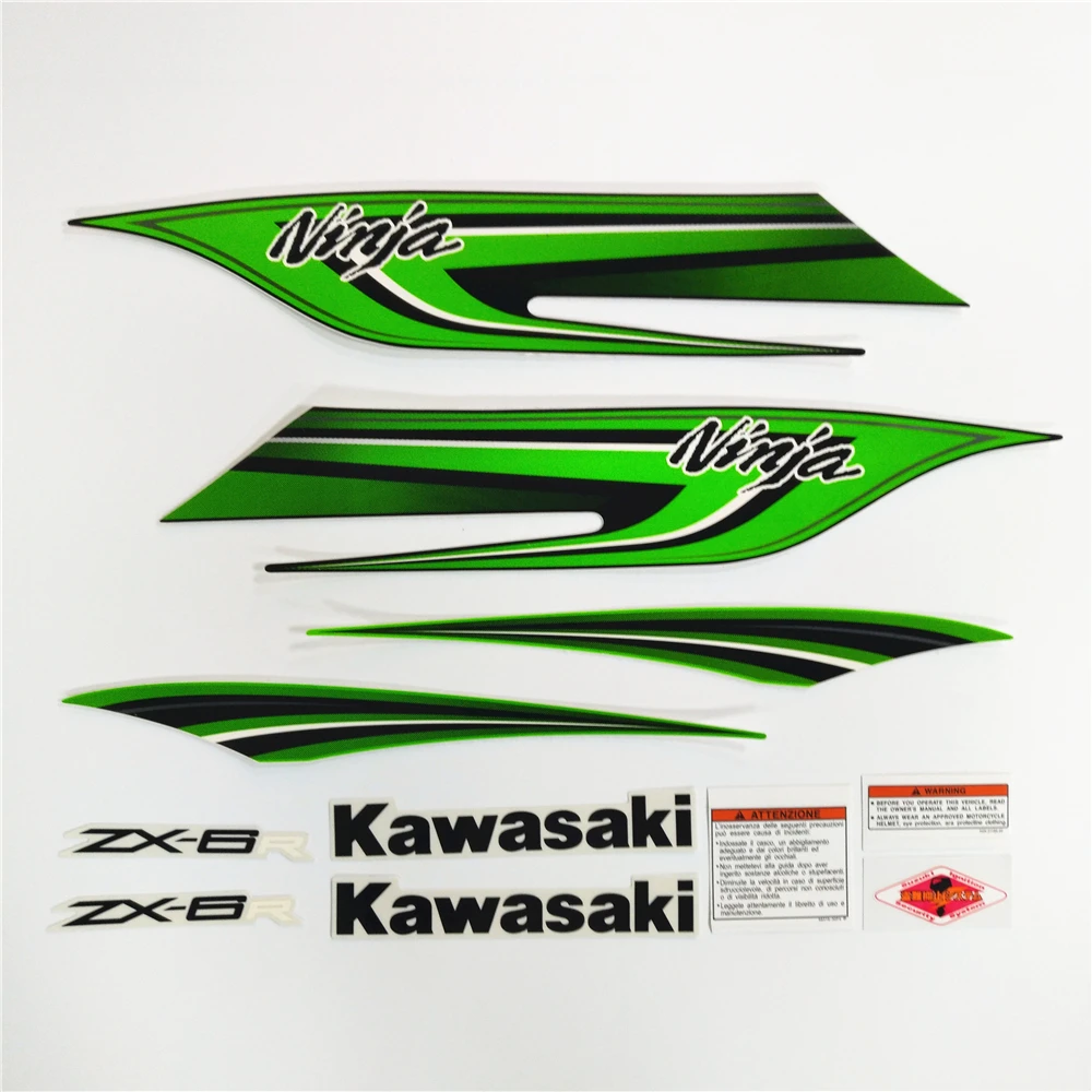Мотоцикл для Kawasaki NinjaZX6R 09-11 Ninja ZX 6R 2009-2011 ZX6R наклейка полный комплект аппликация Высокое качество наклейка на весь автомобиль