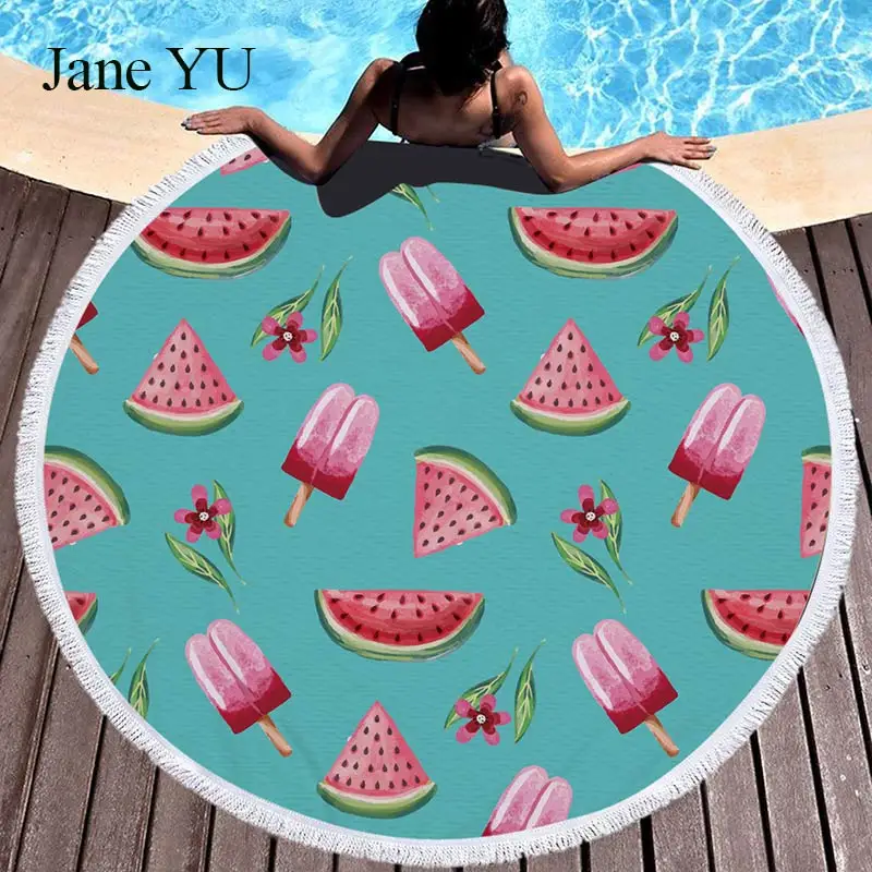 Коврик для пикника JaneYU macaron геометрический гобелен с кисточками пляжное