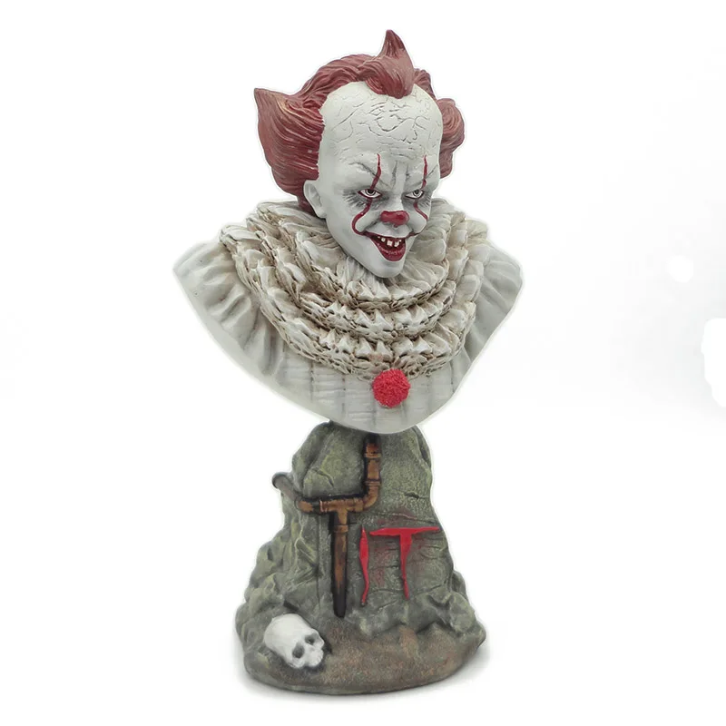 Экшн фигурка Стивена Кинга это Джокер бюст масштаб 1/8 разрисованная IT Pennywise