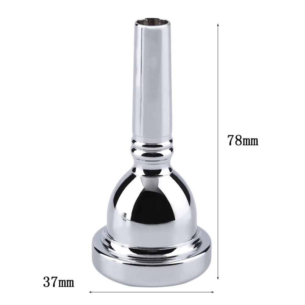 XFDZ Stylish and Durable Nickel-Plated Copper 12C Alto Trombone Mouthpiece Small Shank free shipping | Спорт и развлечения