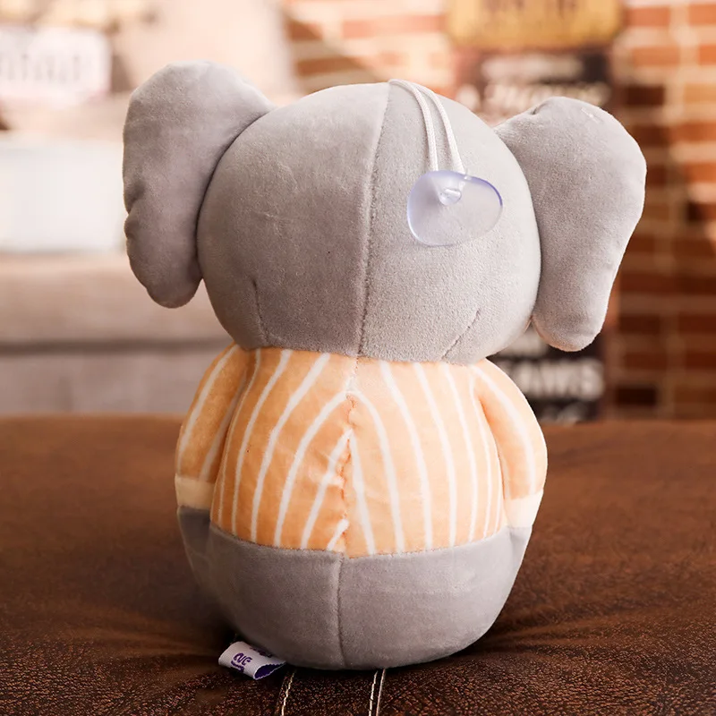 1 шт. 25 см мультфильм милый слон супер мягкий Пух Хлопок плюшевые игрушки Кулон