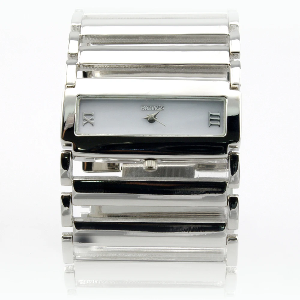 Высококачественные модные кварцевые аналоговые женские наручные часы с широким