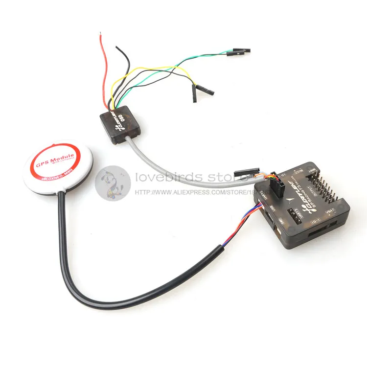 Набор управления полетом мини дрона DIY SP racing F3 + mini M8N GPS CF OSD держатель для