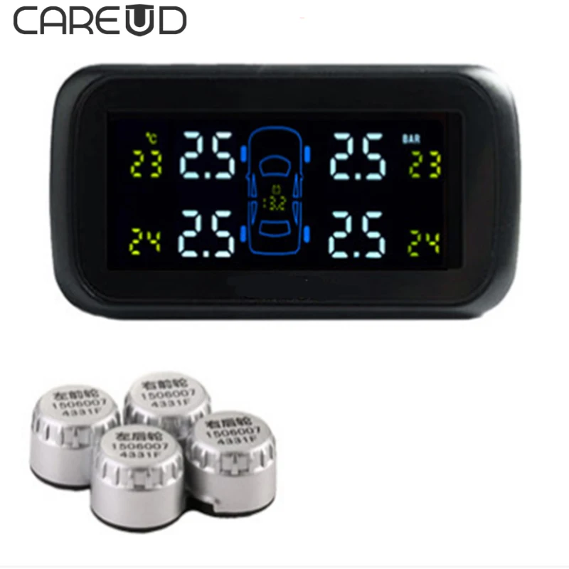 Беспроводной мониторинг давления в шинах CAREUD U903 4 стандартных внешних датчика с