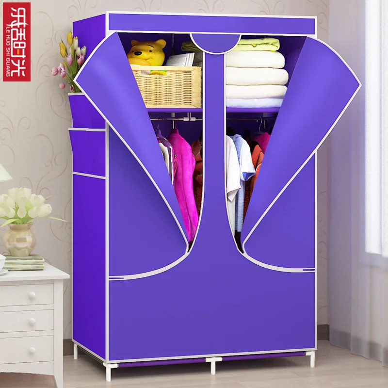 Простой современный шкаф для хранения DIY нетканый складной портативный шкафчик