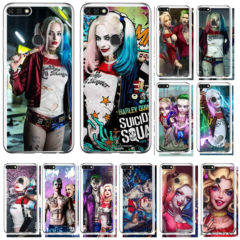 Чехол для телефона Harley Quinn чехол Huawei Honor 6A 7A 7C 6C 7X Pro 8 8X 9 10 Lite Play|Чехлы-накладки| |