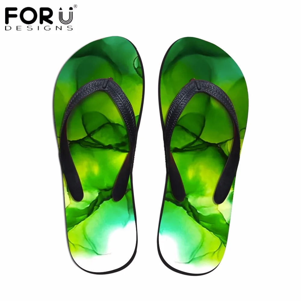 FORUDESIGNS/2018 модные Вьетнамки Женские Летние слипоны женская пляжная обувь женские