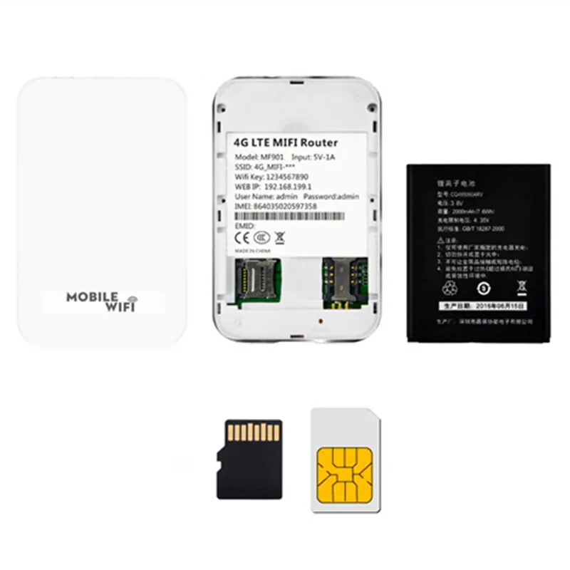 KuWfi 4G Wifi роутер мини 3g/4G LTE беспроводной маршрутизатор Портативный Карманный Wi-Fi Мобильная точка доступа автомобильный Wi-Fi роутер со слотом для sim-карты