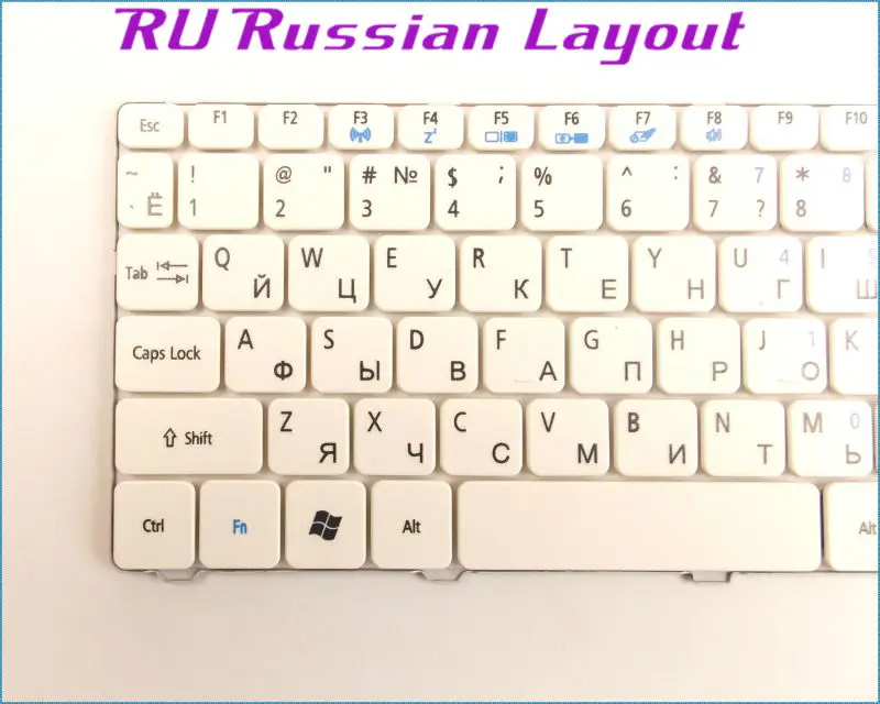Русская клавиатура для ноутбука Acer Aspire One Happy happy2 новая белая|keyboard for acer|keyboard acer
