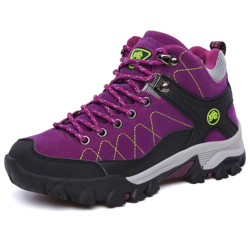 Пара зимних ботинок с мехом водонепроницаемая походная обувь альпинистские