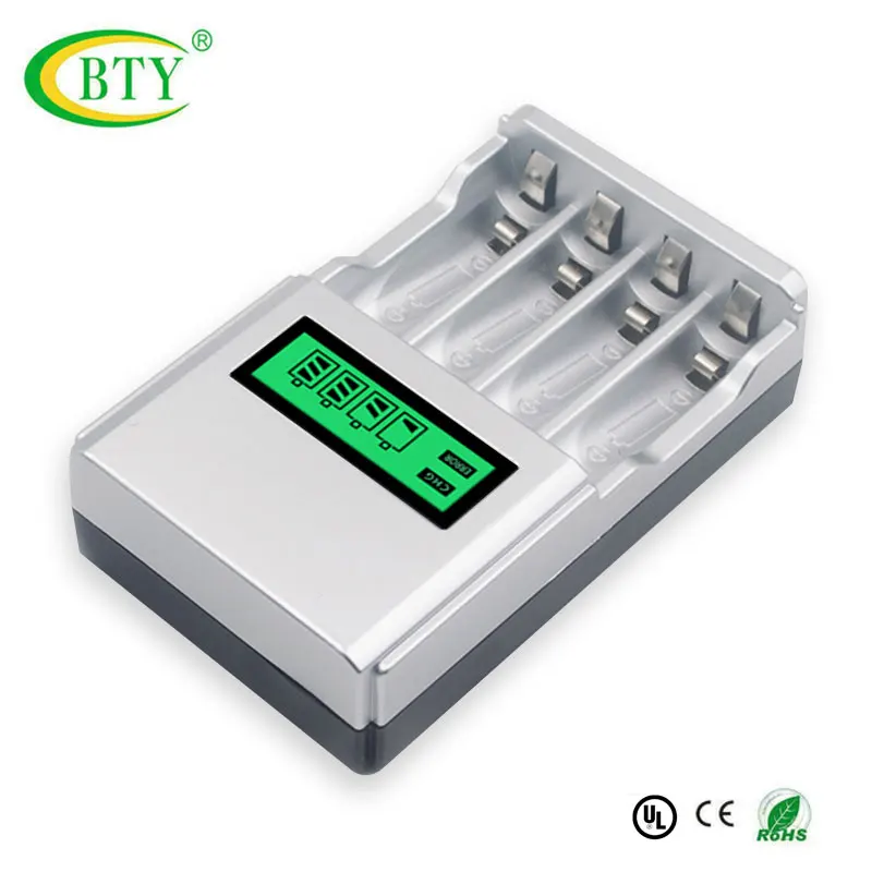 AA Battery nimh 3000 mAh 1.2V 2A Rechargeable Batteries+AA/AAA Charger LCD Display Intelligent Factory Free Shipping | Электроника
