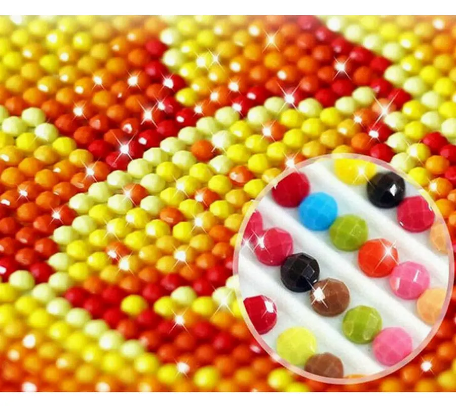 MHD набор для декорирования в стиле Diamond Painting "Мужчина Змея" полный круглый животный кристальный мозаичный крестик.