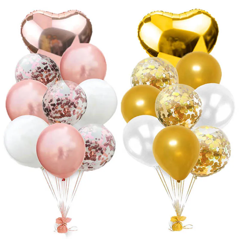 Balloon Birthday Deco Wedding Favors Party Black Gold Ballon Babyshower Helium Balloons Decorations Kids Balls | Дом и сад