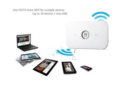 

Unlocked E5573s-606 4G LTE FDD 2600/2100/1800/700 TDD2300 Wifi Wireless Router