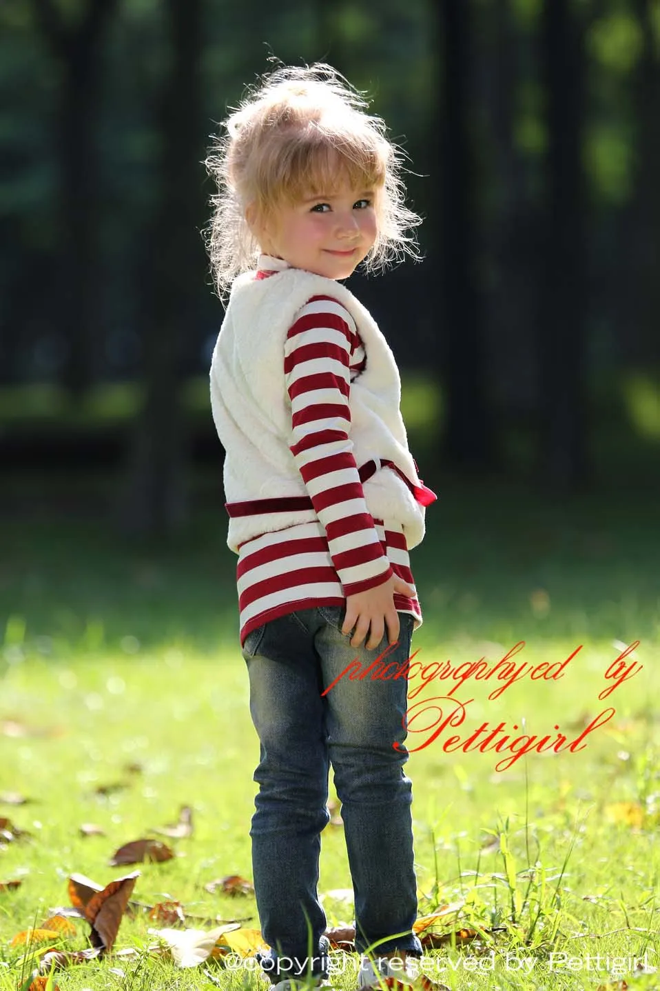 New Arrival Girls Autumn Clothing Set 2 Pcs White And Red T-shirt Waistcoats Include Bow Sash Retail Children | Детская одежда и