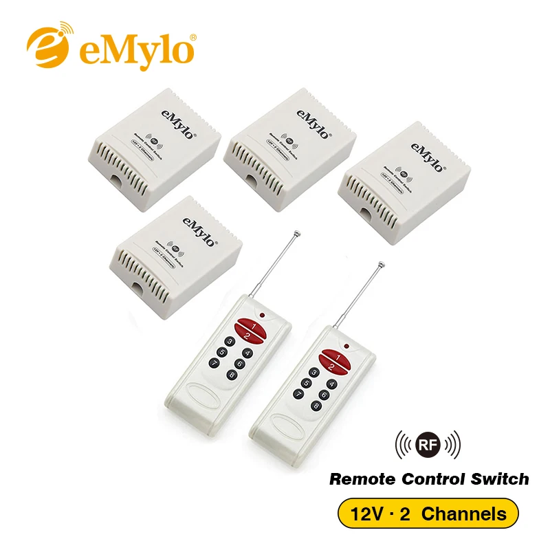 EMylo DC 12 В умный Мгновенный Переключатель Беспроводной RF пульт дистанционного