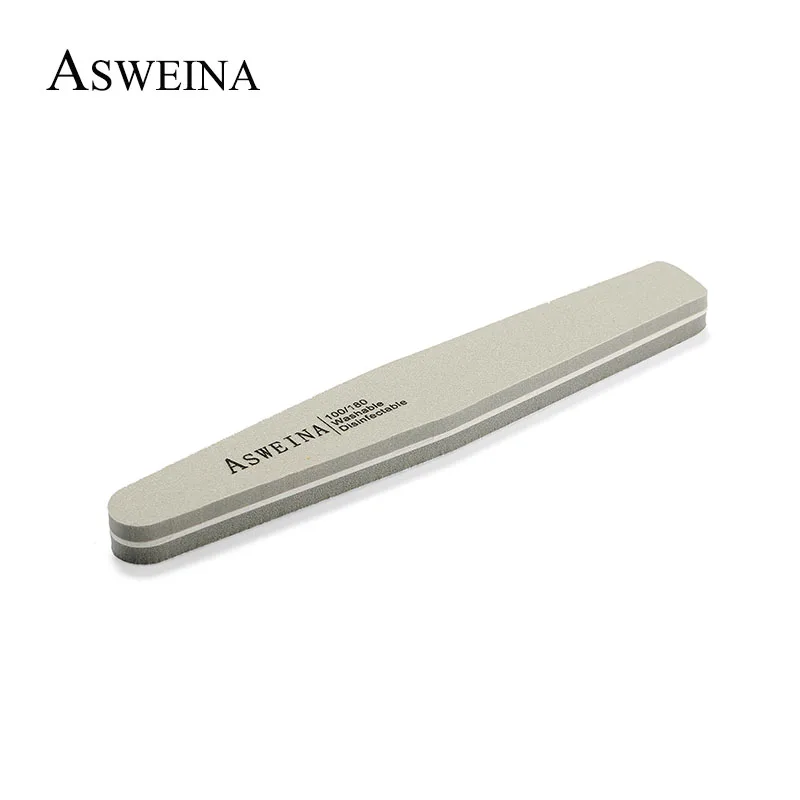 ASWEINA 10 шт./лот Двусторонняя пилка для ногтей буферная 100/180 абразивная полировка тонкие инструменты для дизайна ногтей моющаяся полировка Шлифовальная Пилка губка - Цвет: NO3