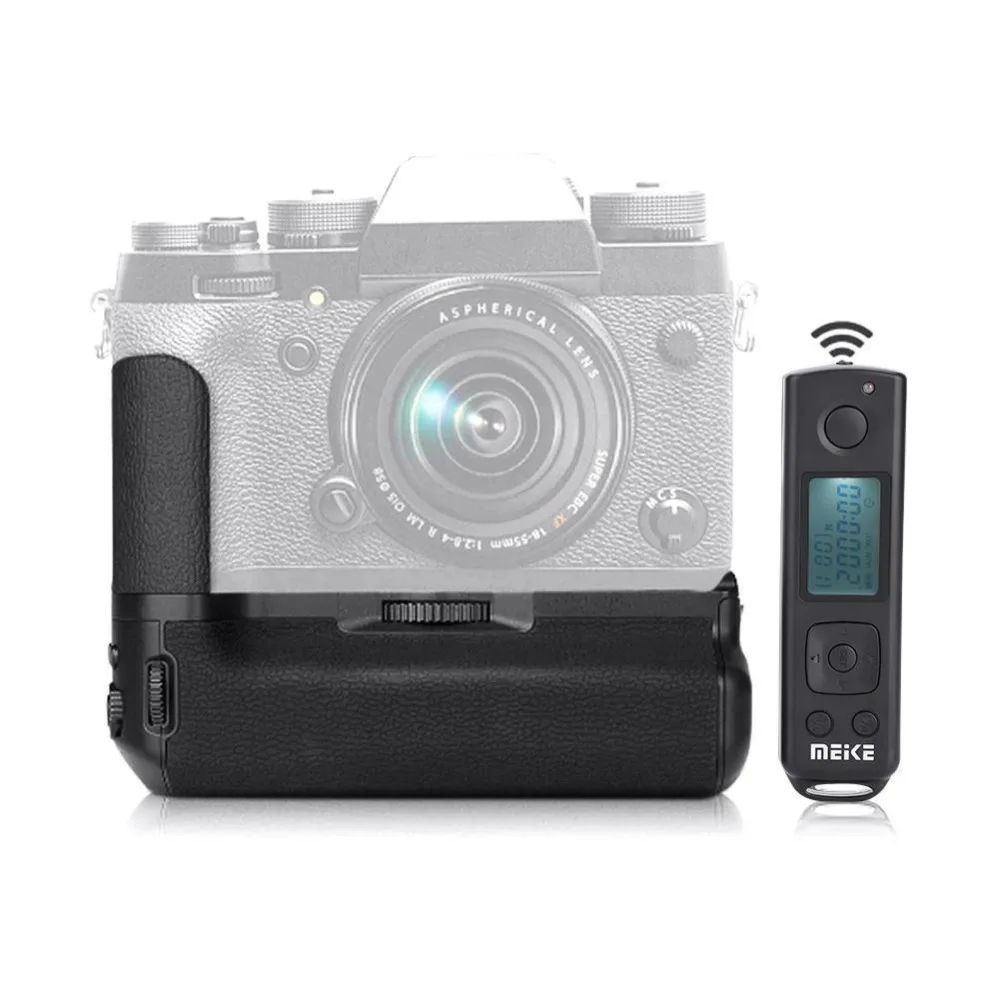 JinTu MK-XT2 Pro Батарейная ручка+ ИК-пульт дистанционного управления+ 2x NP-W126 для цифровой фотокамеры Fuji Fujifilm X-T2 XT2 как VPB-XT2 SLR Камера W/с 2-шаговым кнопка спуска затвора