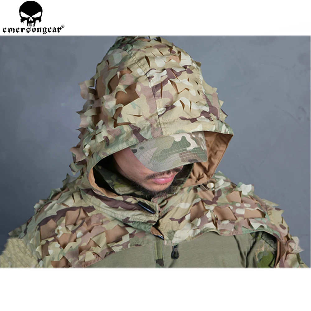 EMERSONGEAR легкий штурмовой Ghillie Камуфляж Ghillie костюм скрытная охотничья одежда снайперский костюм камуфляжная одежда EM6975