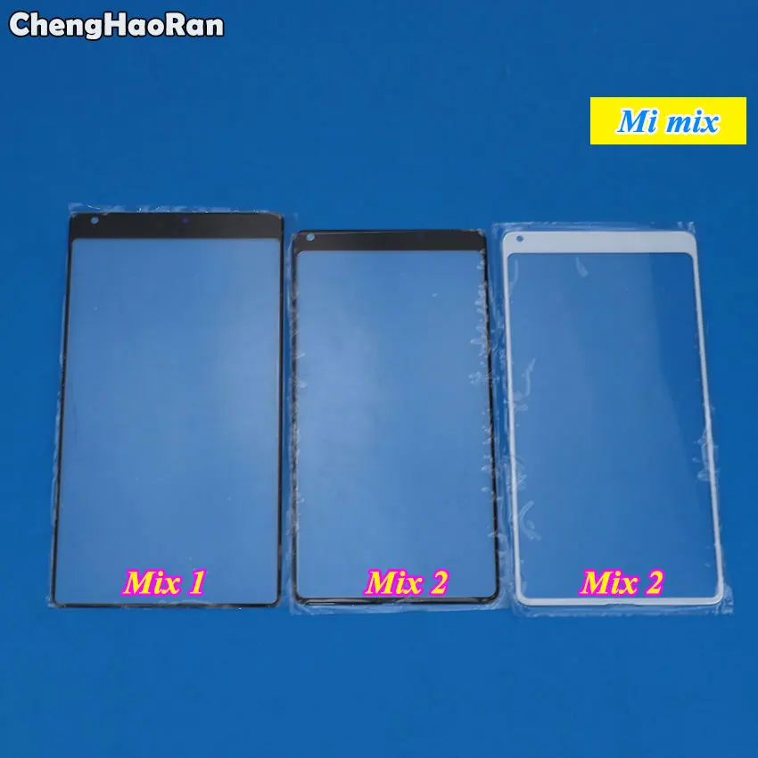 

ChengHaoRan New Outer LCD Front Screen Glass Lens Cover Replacement Parts For Xiaomi Mi Mix 1 2 Mix2 Mix1 Touch Screen