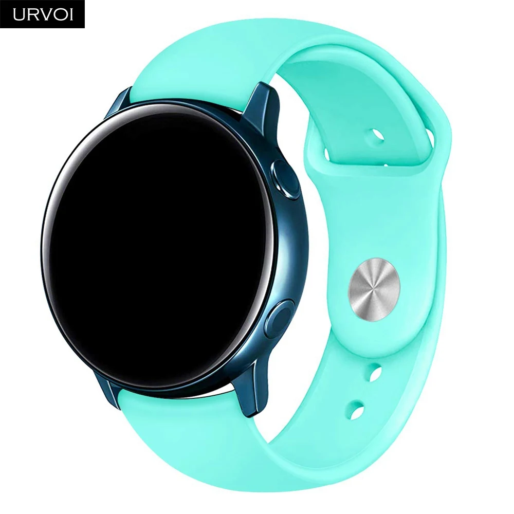 URVOI ремешок для Galaxy Watch Active/42 мм/46 мм спортивный силиконовый ремешок дизайн быстросъемные шпильки мягкая удобная замена