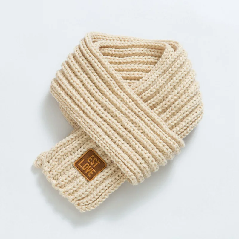 2019 хит продаж Модный милый вязаный шарф осень зима для мальчиков и девочек