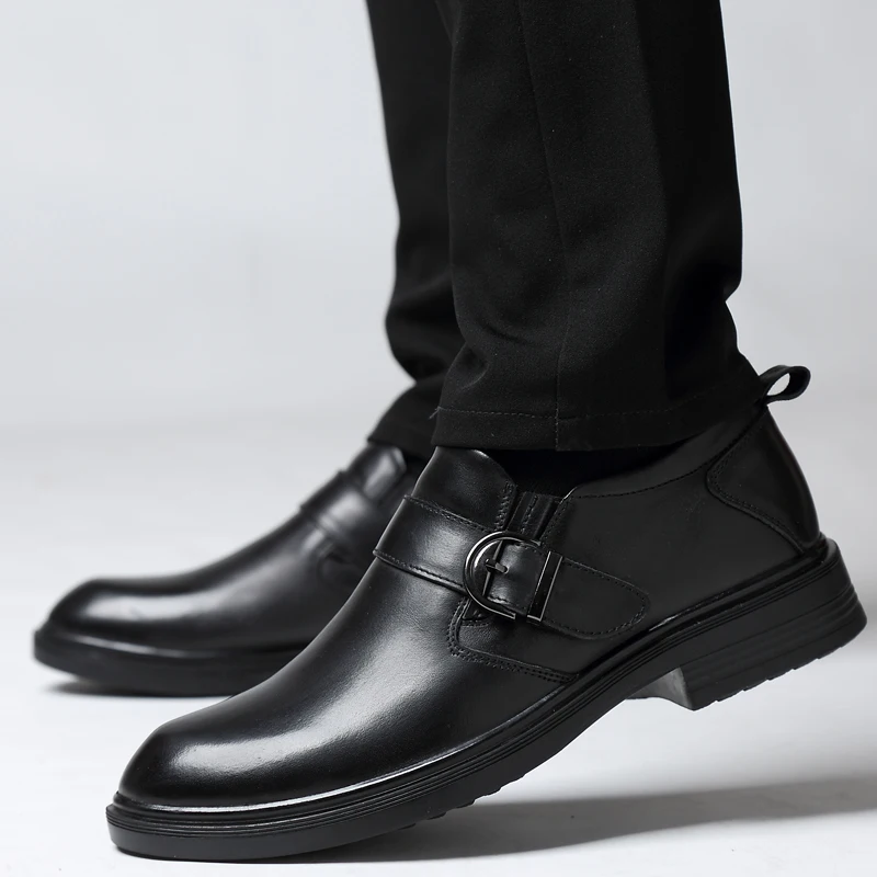 Кроссовки мужские из натуральной кожи на плоской подошве черные размер 49 3 | Обувь