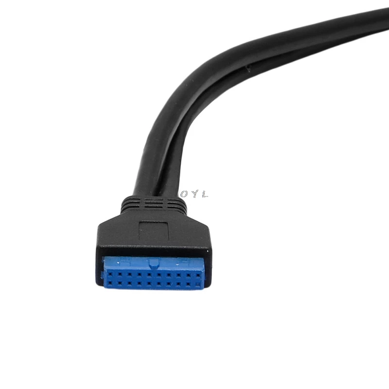 20 Pin 3 5 &quotFloppy Bay Передняя панель 2 порта USB 0 разъем адаптера
