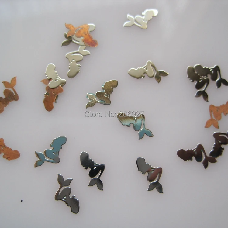 100 шт. серебряные металлические Стикеры для дизайна ногтей | Красота и здоровье