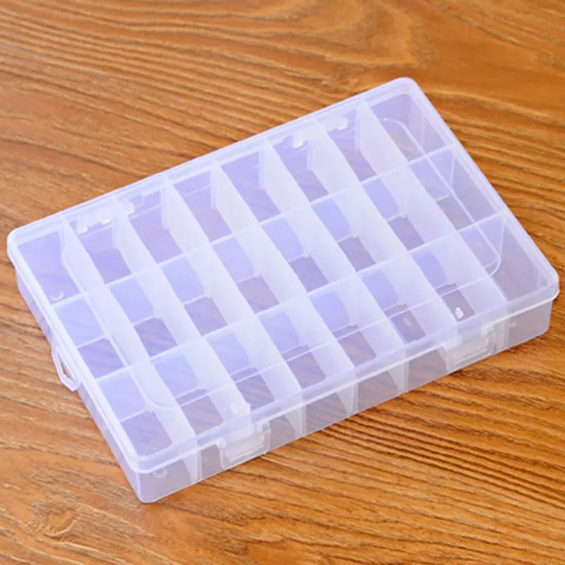 vanzlife medicine box jewelry htransparent storage box home portable mini sorting plastic partition box diamond painting